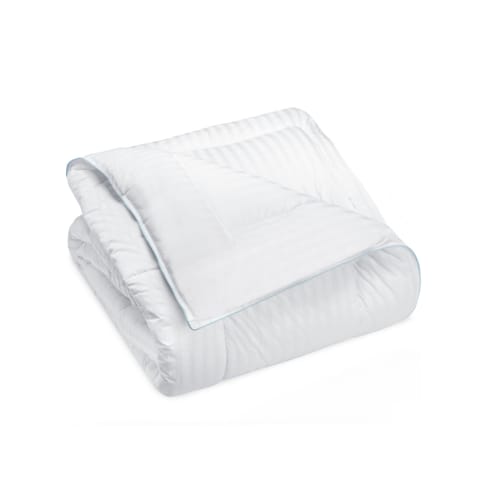 Prelude II No Tuck Blanket, Invista Poly Fill, T180 Blend Shell, Full/Dbl 76x92, 32 oz, White Stripe